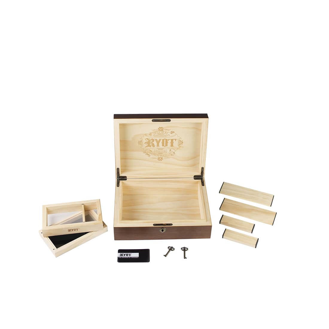 Humidor Walnut Combo Box (8×11)