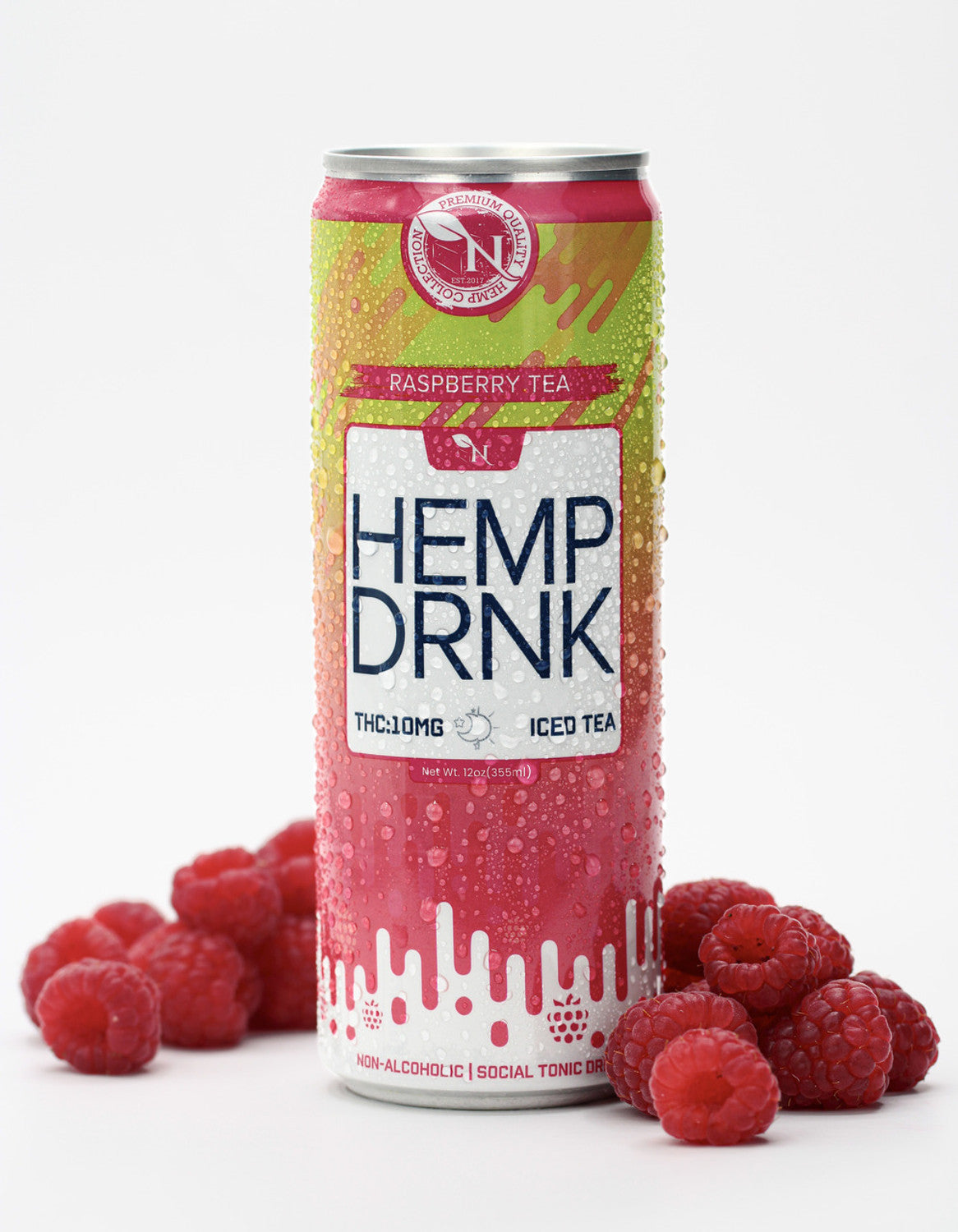 DELTA 9 + CBD BEVERAGE - Raspberry Tea - 50MG - 4 PACK