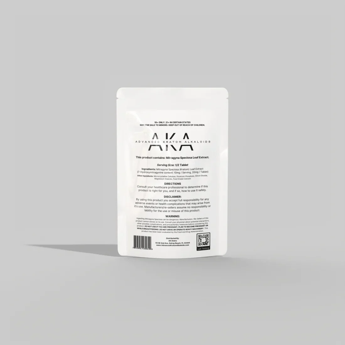 Advanced Kratom Alkaloids - 20mg 7-Hydroxy Tablets, 5 Ct Pouch Best Price