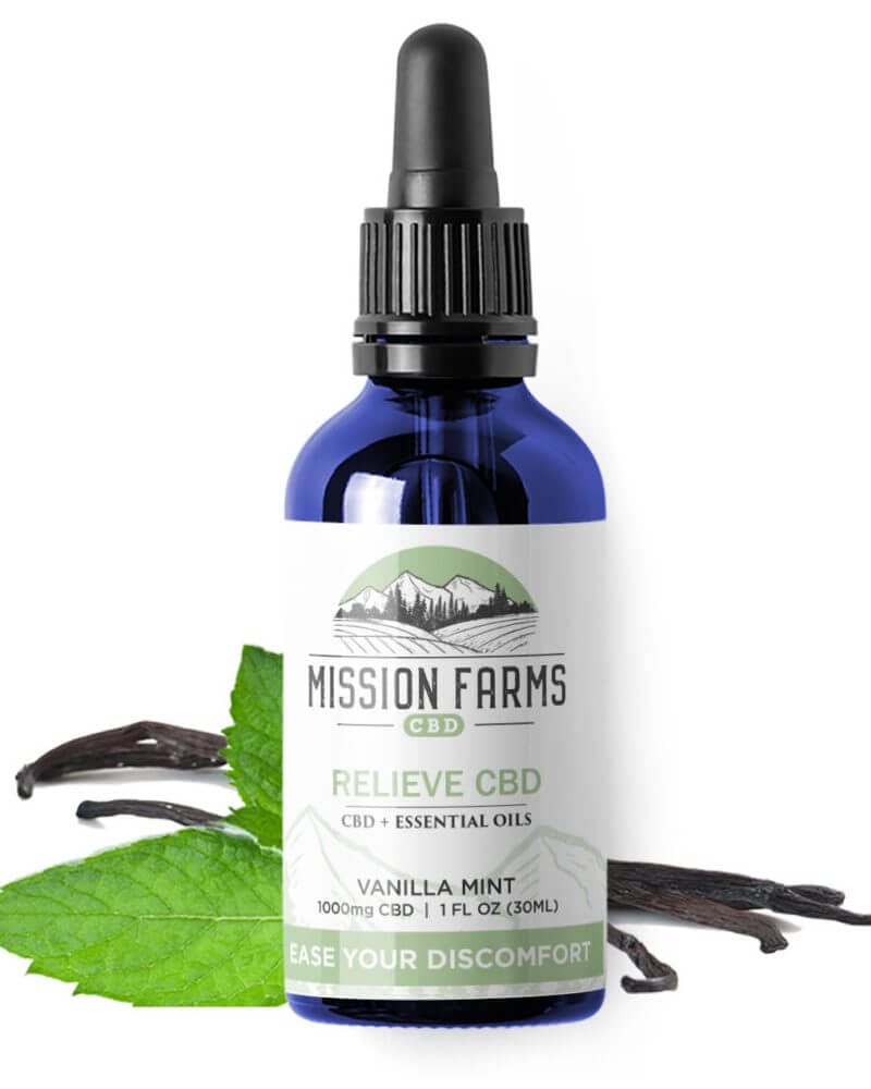 Mission Farms Full Spectrum Plus Relieve CBD Oil