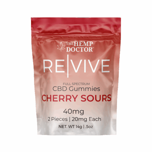 The Hemp Doctor REVIVE | 20mg CBD Cherry Sours