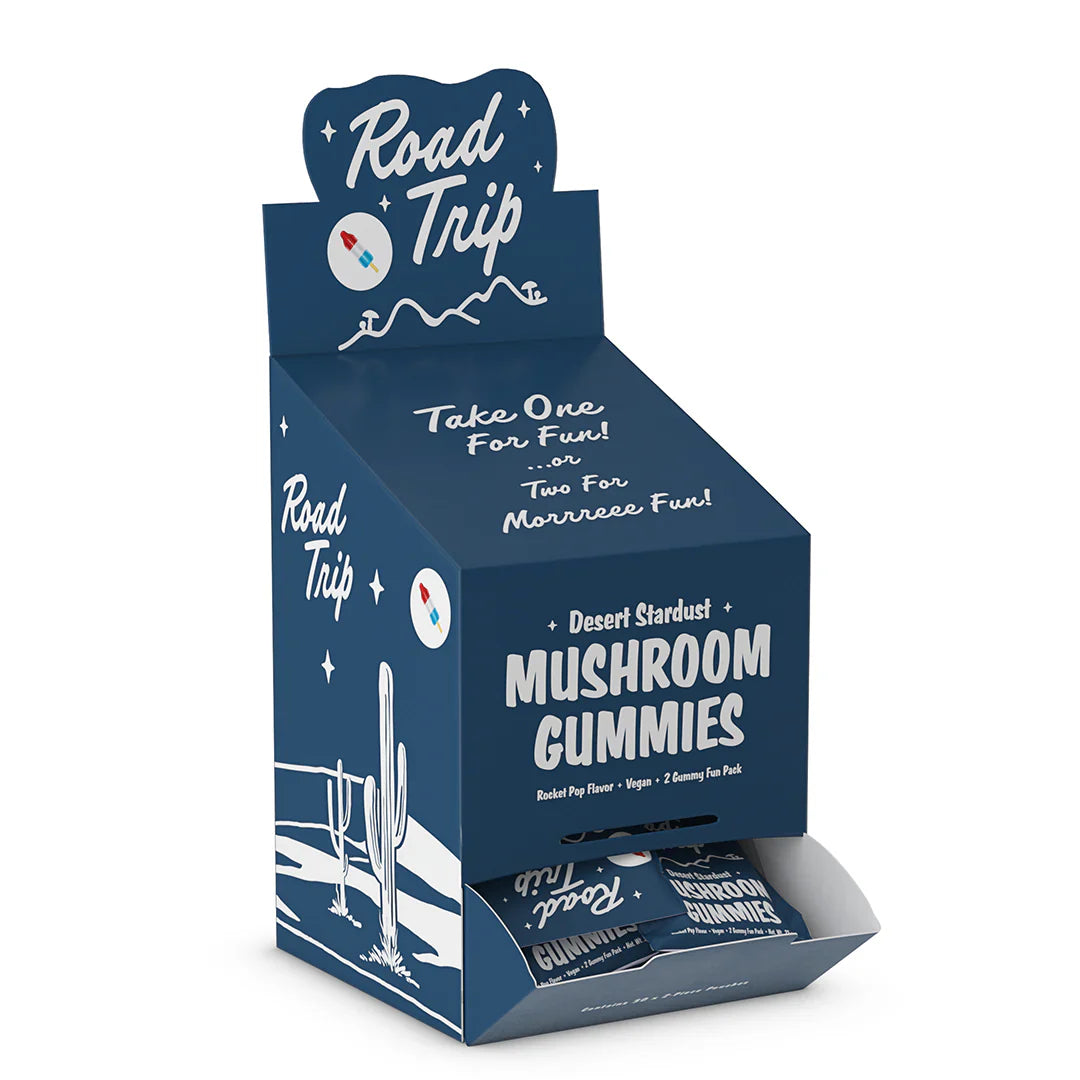 Road Trip Desert Stardust Mushroom Gummies ā Rocket Pop