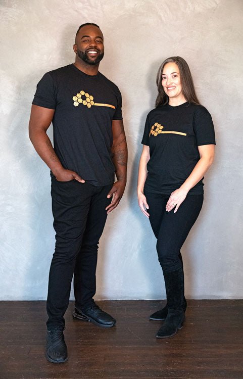 Soulful Bee Black T-Shirt Best Price