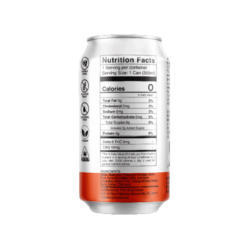The Hemp Doctor Southern High | 15mg D9|CBG Seltzer