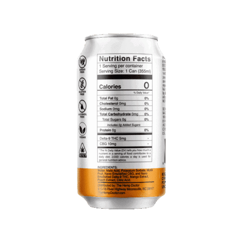 The Hemp Doctor Southern High | 15mg D9|CBG Seltzer