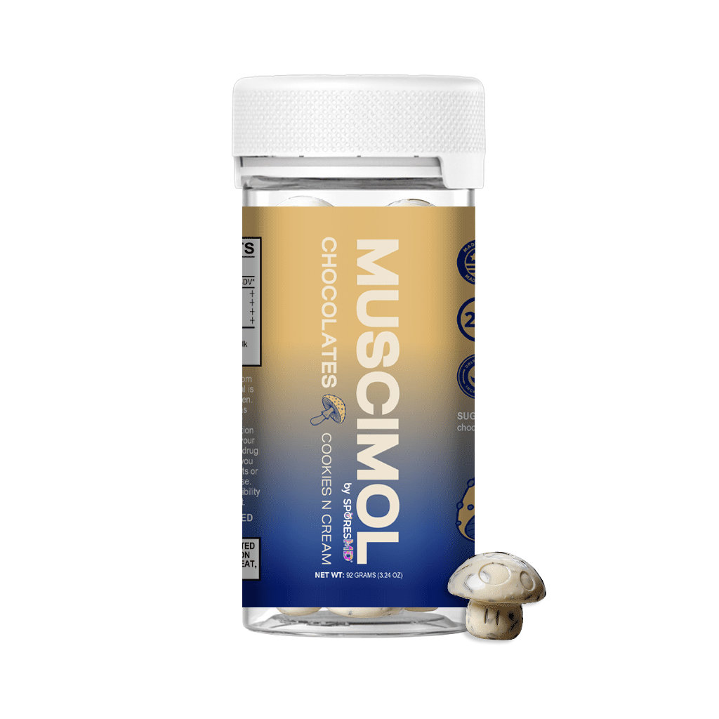 Muscimol Chocolates – 15 Counts