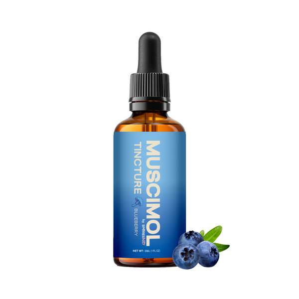 SporesMD Muscimol Tincture – Blueberry (30ml)