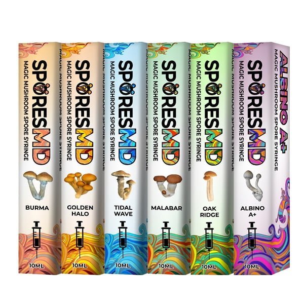 SporesMD 6 Pack Isolated Liquid Cultures Bundle – Mystery Pack