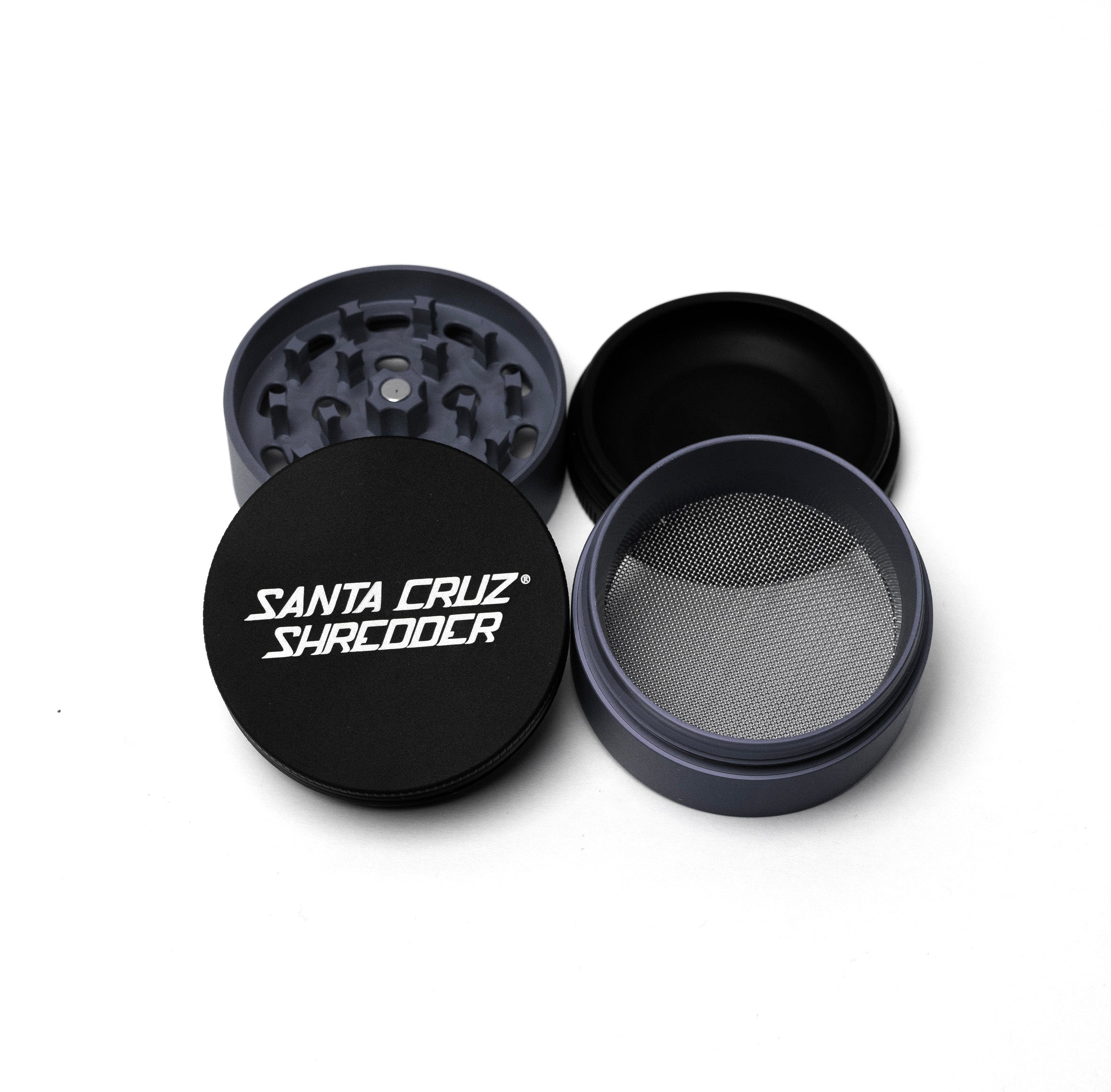 Santa Cruz Shredder Aluminum 4 Piece SPLIT-SERIES Medium Herb Grinders