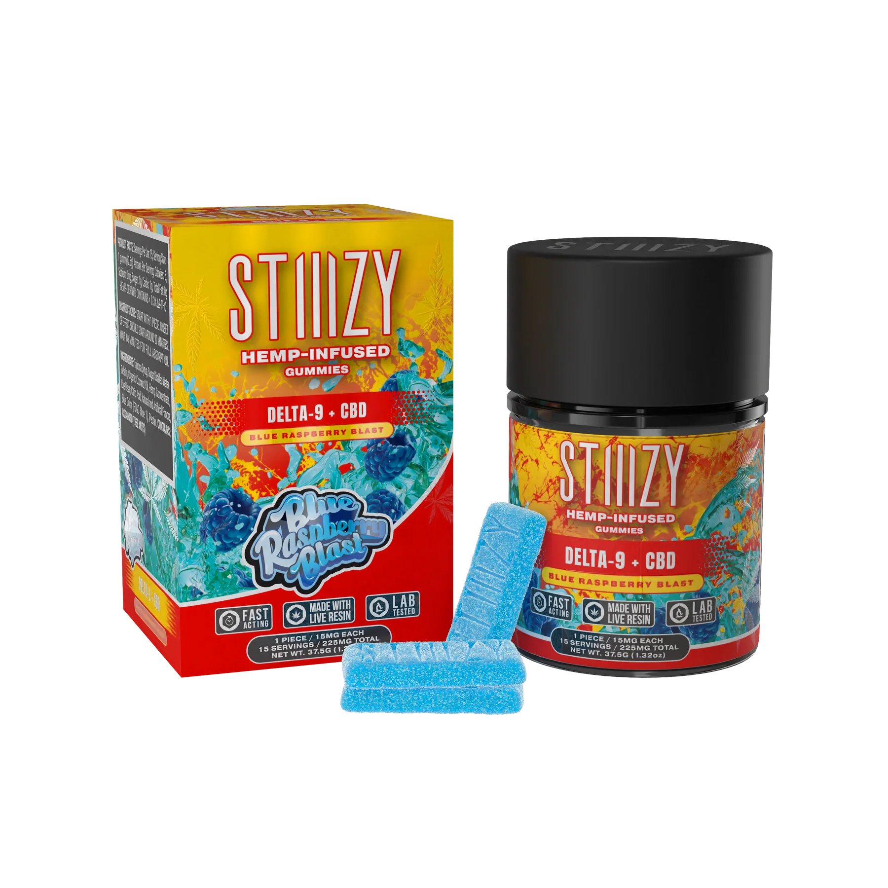STIIIZY Hemp Delta-9 Gummies 225mg (15pcs) Best Price