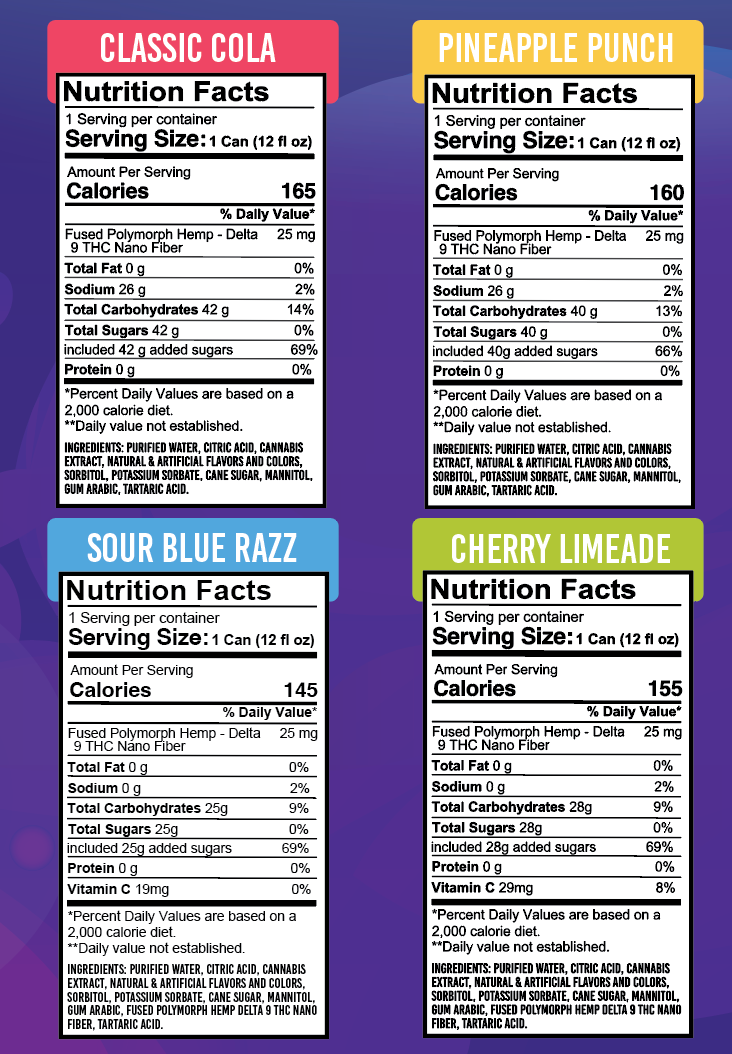 Elyxr Delta 9 Drinks (25mg D9) – 4 Pack Best Price