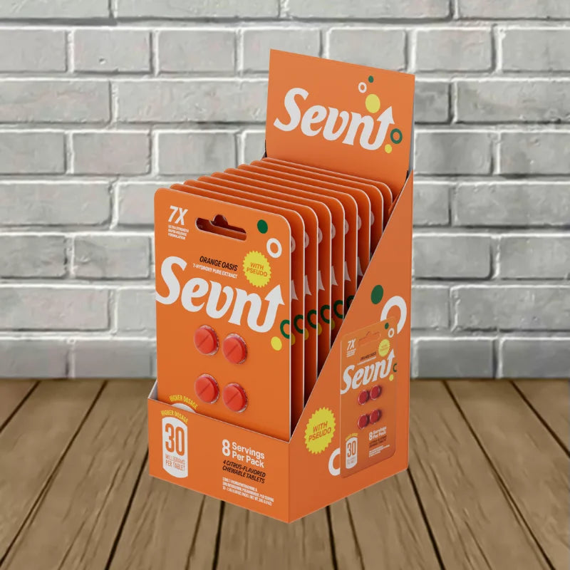 Sevn 7-Hydroxy + Pseudo 4ct Tablets Bulk Case Deal