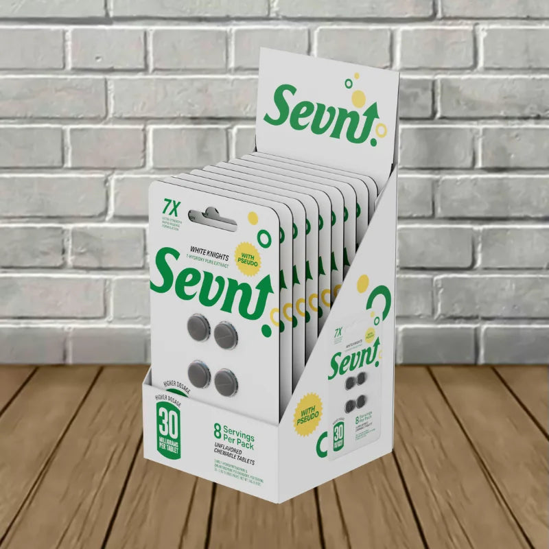Sevn 7-Hydroxy + Pseudo 4ct Tablets Bulk Case Deal