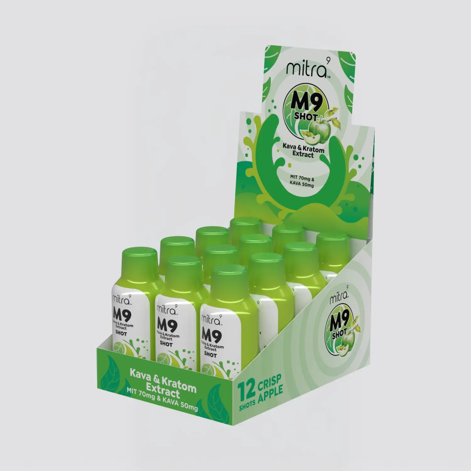 Mitra9 Crisp Apple Kava Kratom Shot