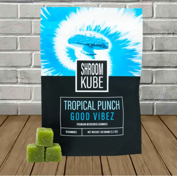 Shroom Kube Functional Mushroom Premium Microdose Gummies 10ct