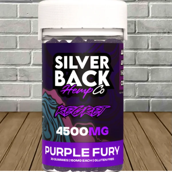 Silverback Hemp Co Regret Blend Gummies 4500mg Best Price