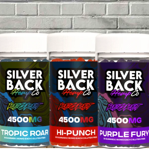 Silverback Hemp Co Regret Blend Gummies 4500mg Best Price