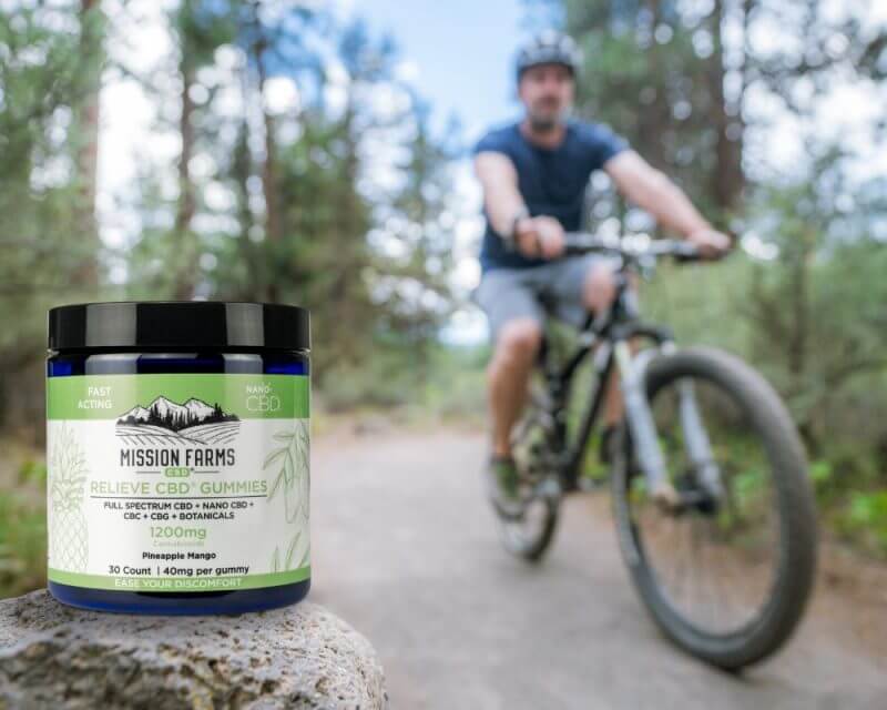 Mission Farms Relieve CBD Gummies with Nano CBD