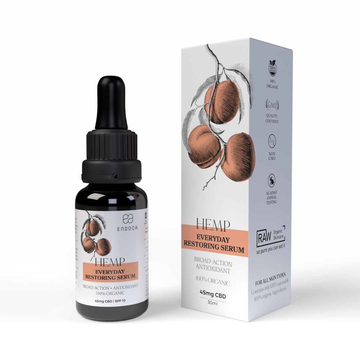 Endoca Hemp Face Serum Best Sales Price - CBD