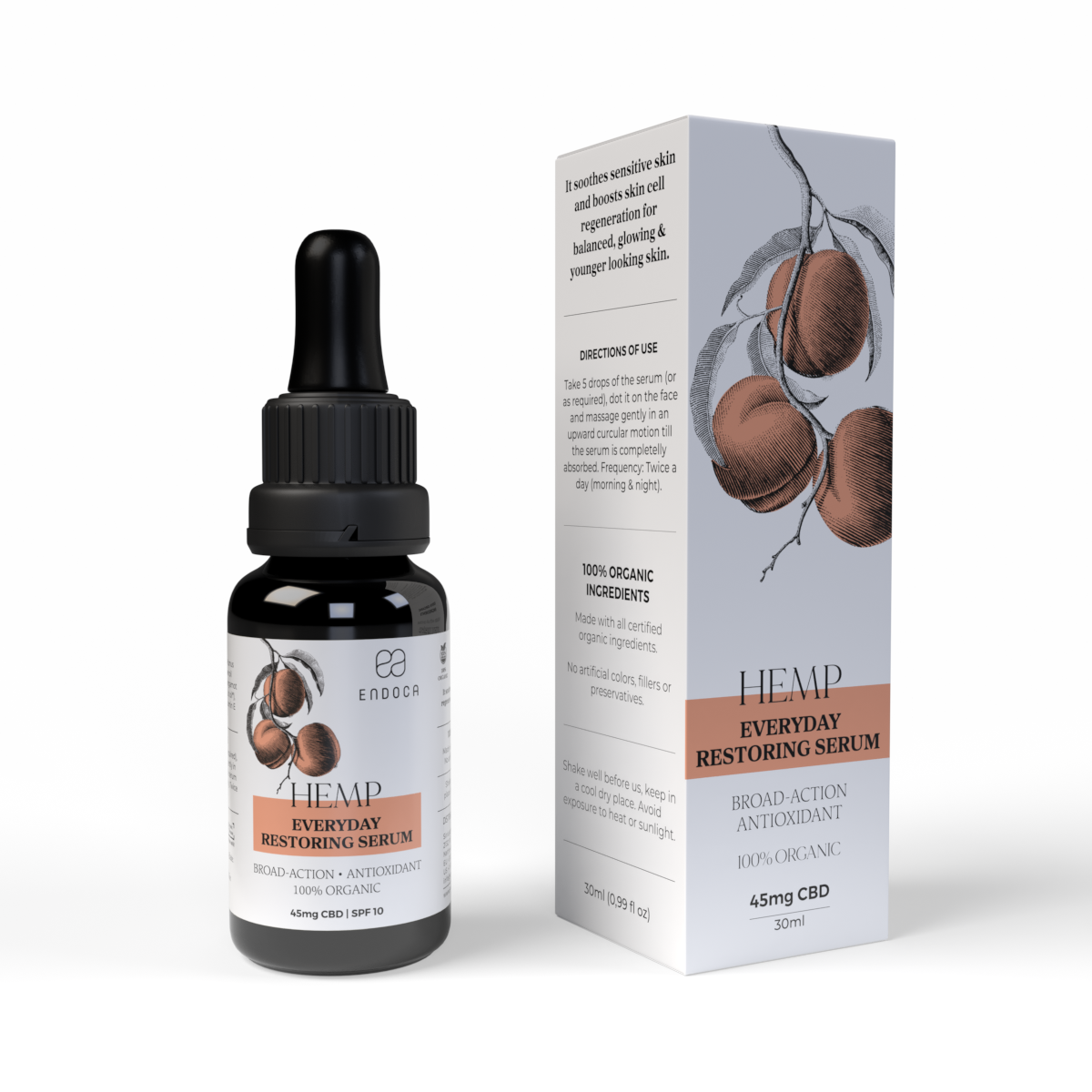 Endoca Hemp Face Serum Best Sales Price - CBD