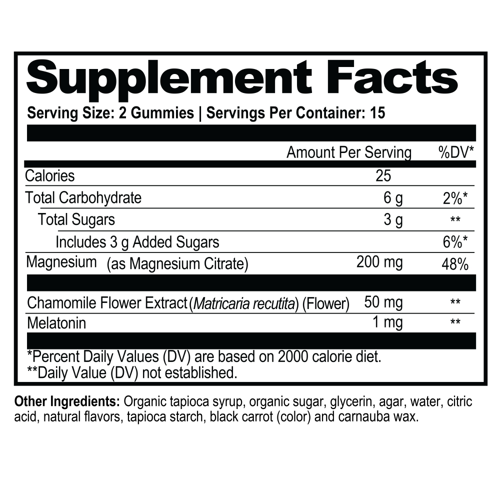 Magnesium Gummy Stack