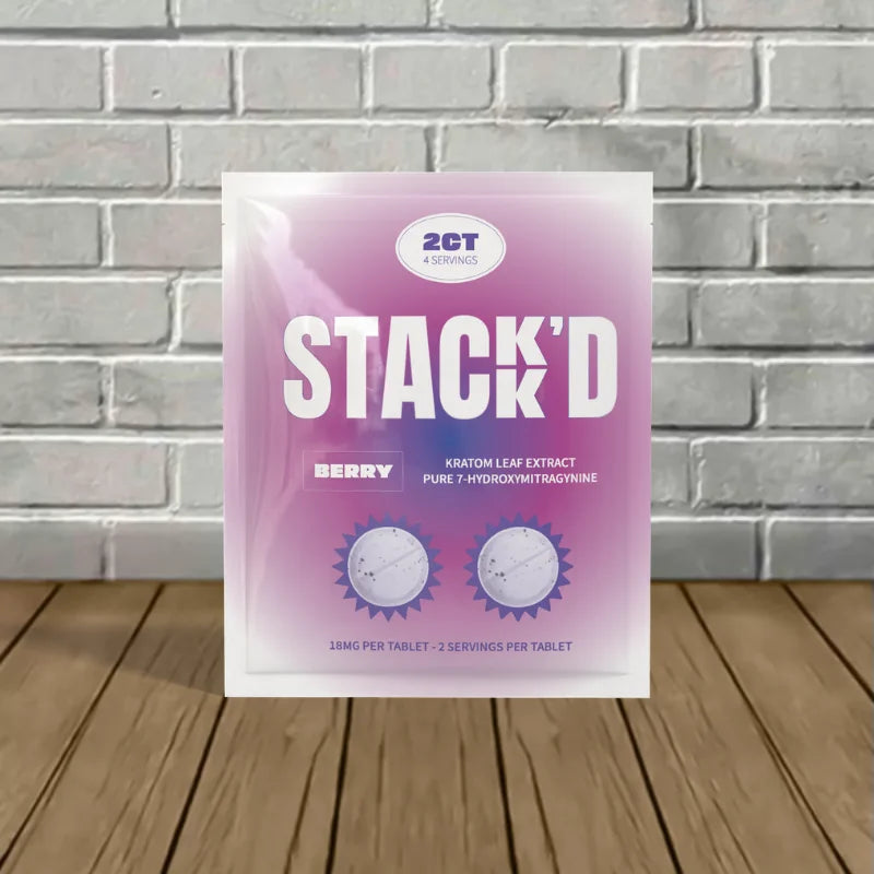 STACK’D Pure 7-Hydroxymitragynine Tablets 2ct