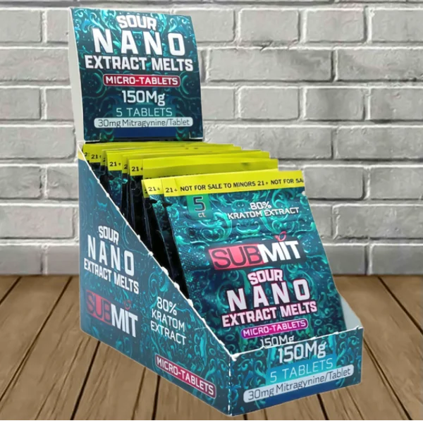 Submit Sour Green Nano Kratom Extract Melts 150mg Best Price