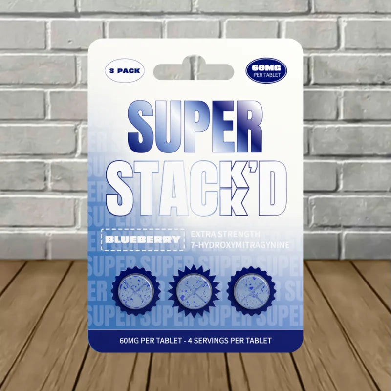 Super Stack’d 7-Hydroxy 3ct Blister Pack
