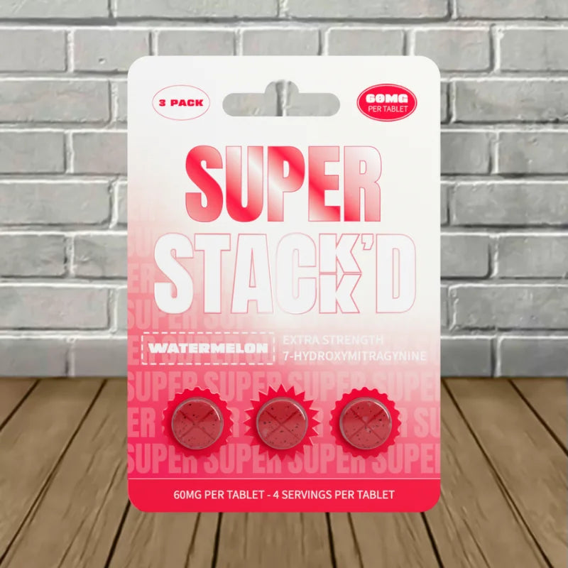 Super Stack’d 7-Hydroxy 3ct Blister Pack