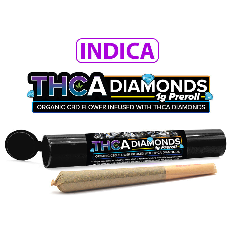 THCa Diamond Infused CBD Pre Rolls – Indica