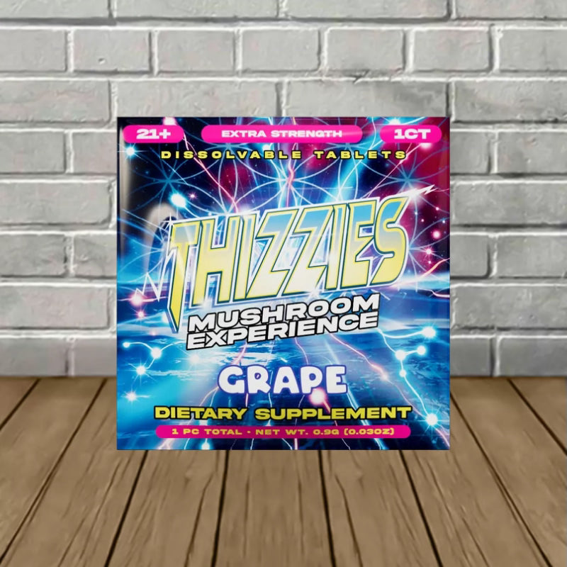 Thizzies Extra Strength Dissolvable Mushroom Tablets