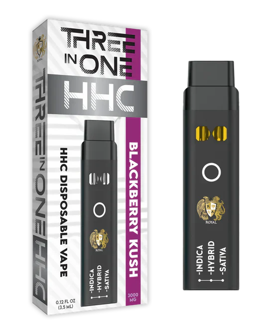 RA Royal CBD | HHC Three Strains In One Disposable Vape - 3000mg Best Price