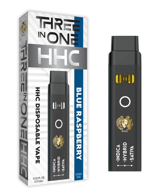 RA Royal CBD | HHC Three Strains In One Disposable Vape - 3000mg Best Price