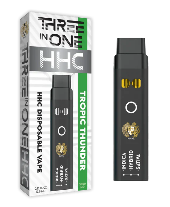 RA Royal CBD | HHC Three Strains In One Disposable Vape - 3000mg Best Price