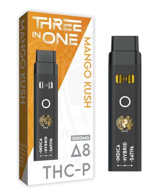 RA Royal CBD | Delta 8 + THC-P Three Strains In One Disposable Vape - 3000mg Best Price