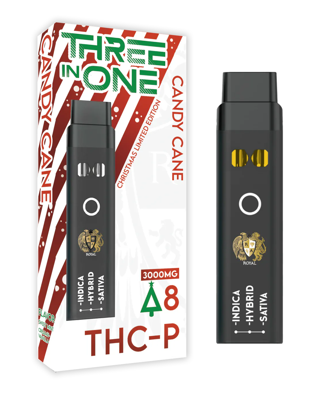 RA Royal CBD | Delta 8 + THC-P Three Strains In One Disposable Vape - 3000mg Best Price