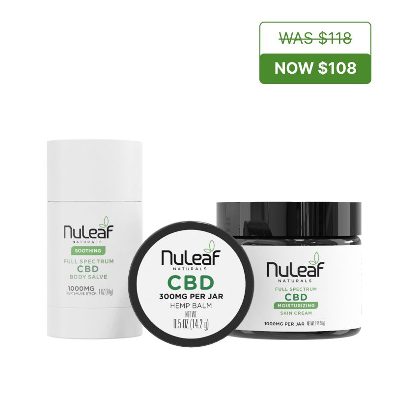 Nuleaf Naturals CBD Topical Bundle Best Price