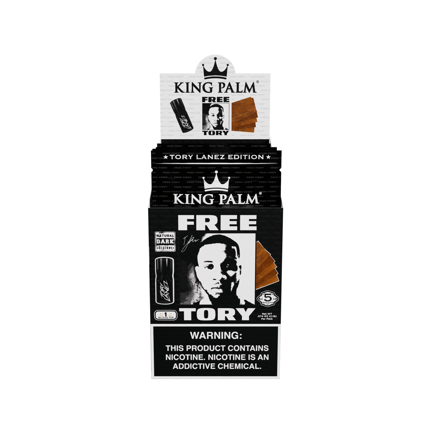 Tobacco Sheets w/Glass Tips – Tory Lanez Edition – Natural King Palm Best Price