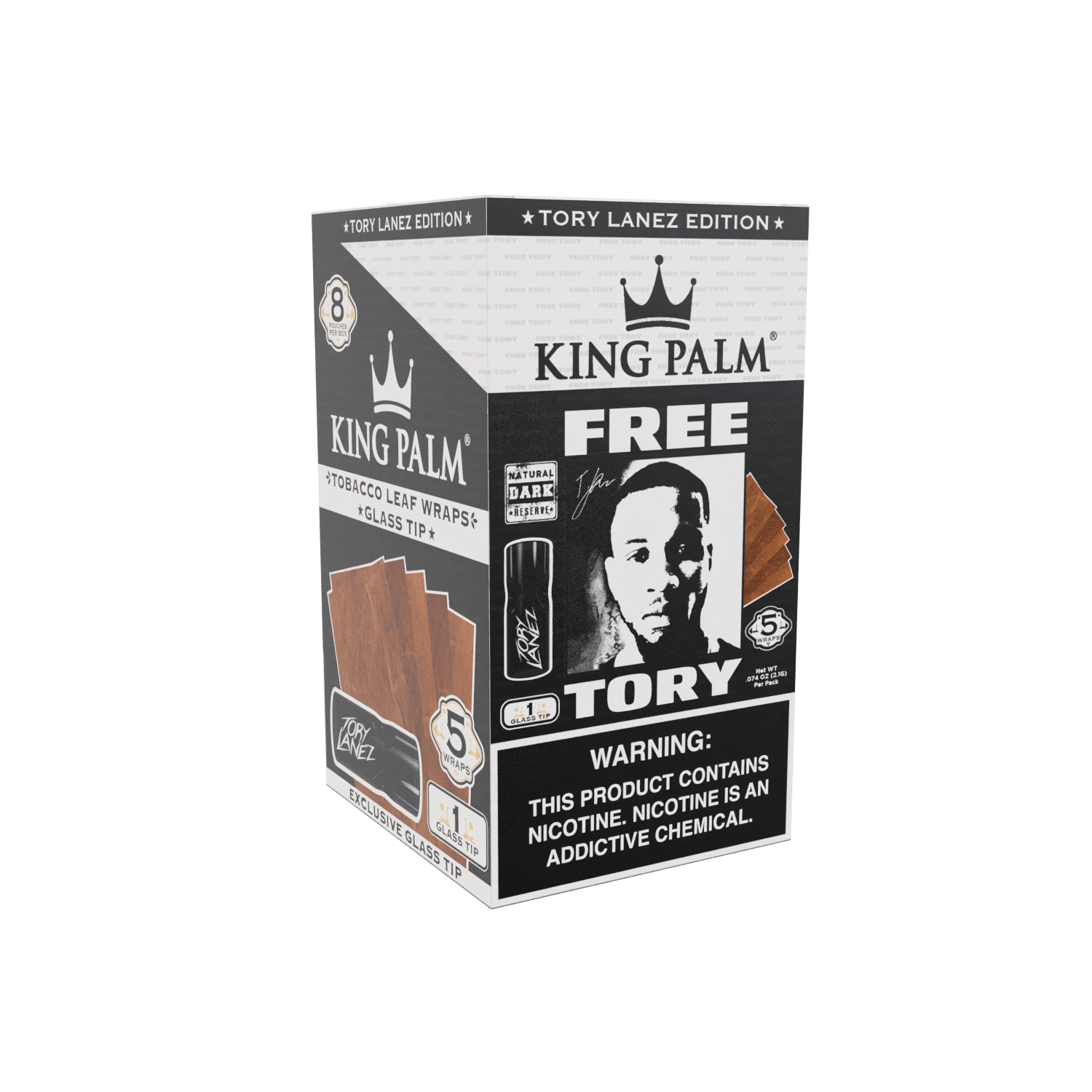 Tobacco Sheets w/Glass Tips – Tory Lanez Edition – Natural King Palm Best Price