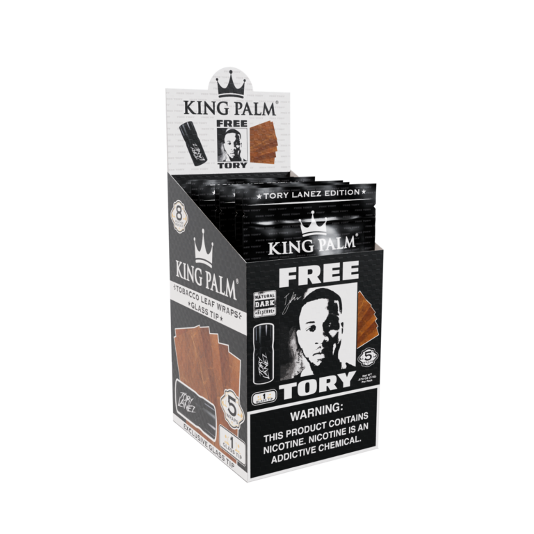 King Palm Natural w/Glass Tips – Wraps Best Price