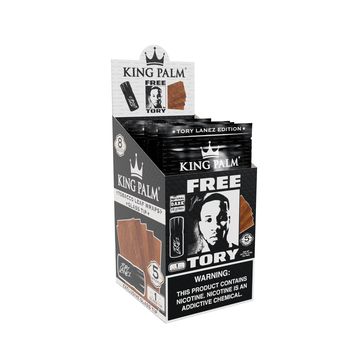 Tobacco Sheets w/Glass Tips – Tory Lanez Edition – Natural King Palm Best Price