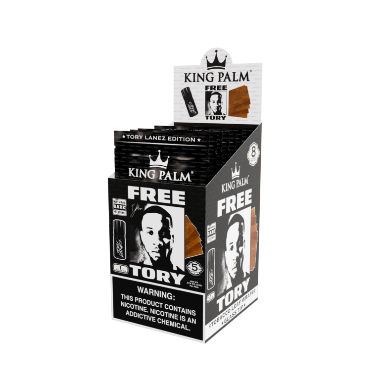 King Palm Natural w/Glass Tips – Wraps Best Price