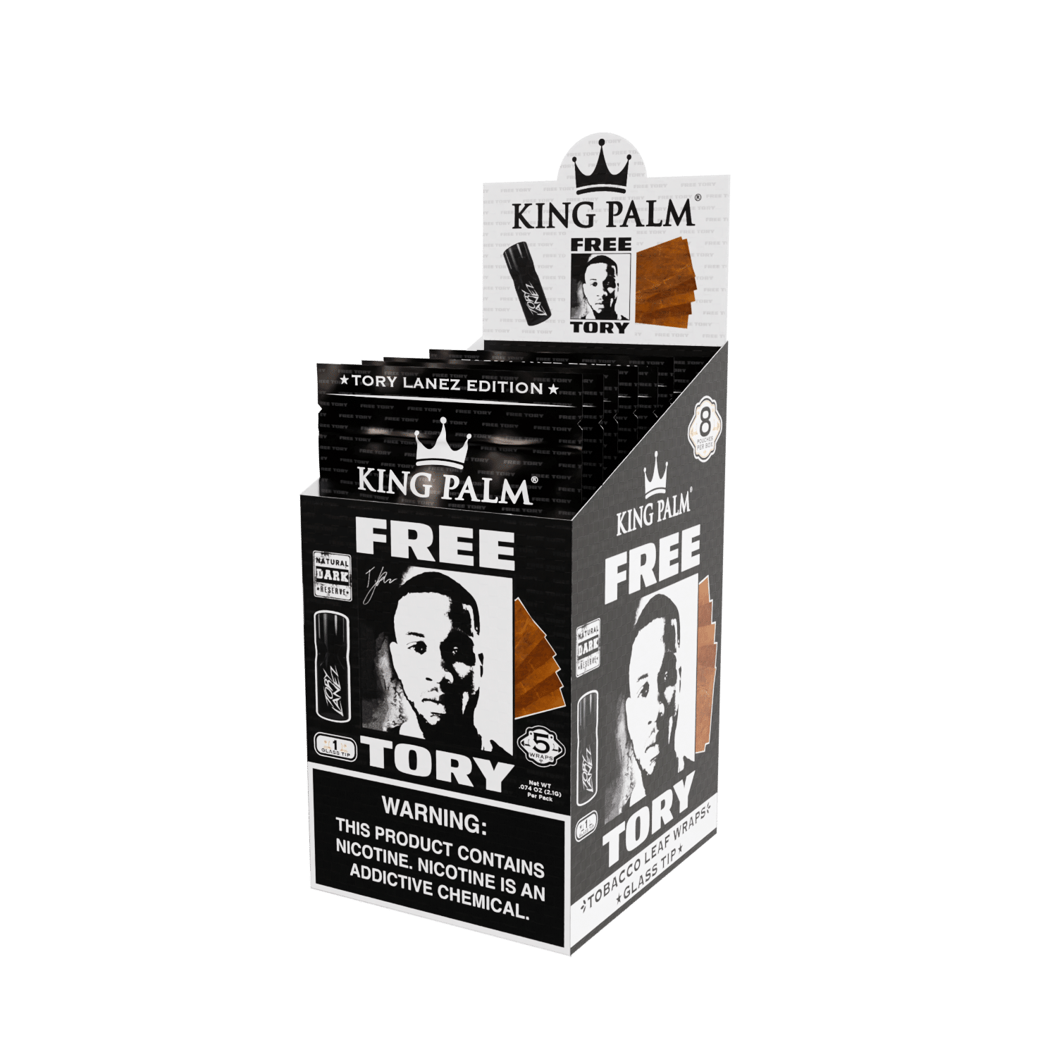 Tobacco Sheets w/Glass Tips – Tory Lanez Edition – Natural King Palm Best Price