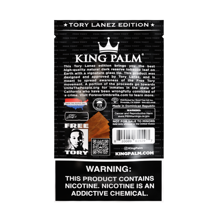 King Palm Natural w/Glass Tips – Wraps Best Price