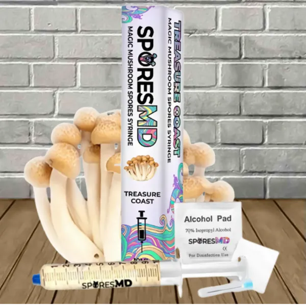 SporesMD Treasure Coast Mushroom Spore Syringe 10ml Best Price