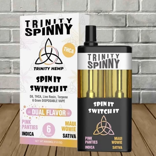Trinity Spinny Platinum Edition THCa HHC Liquid Diamond Edition Disposable Vape 6g