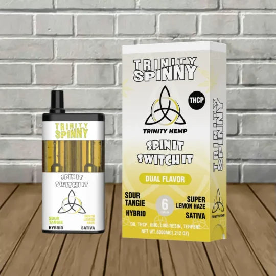 Trinity Spinny Platinum Edition THCa HHC Liquid Diamond Edition Disposable Vape 6g