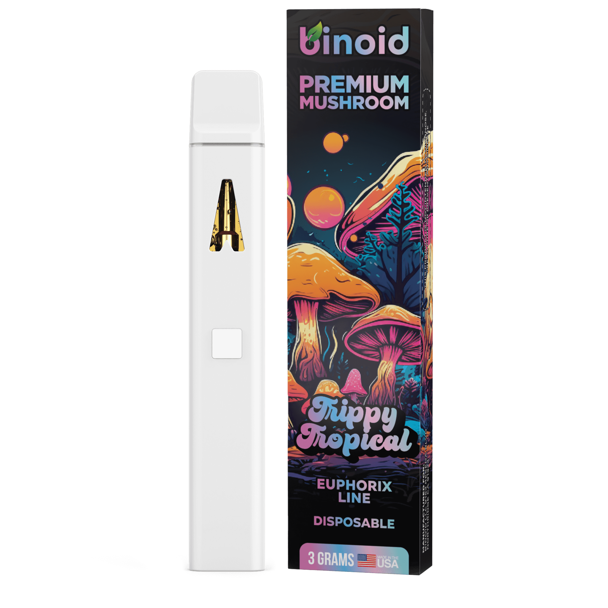 Binoid On Sale: Mushroom Disposable Vapes – 3 Gram