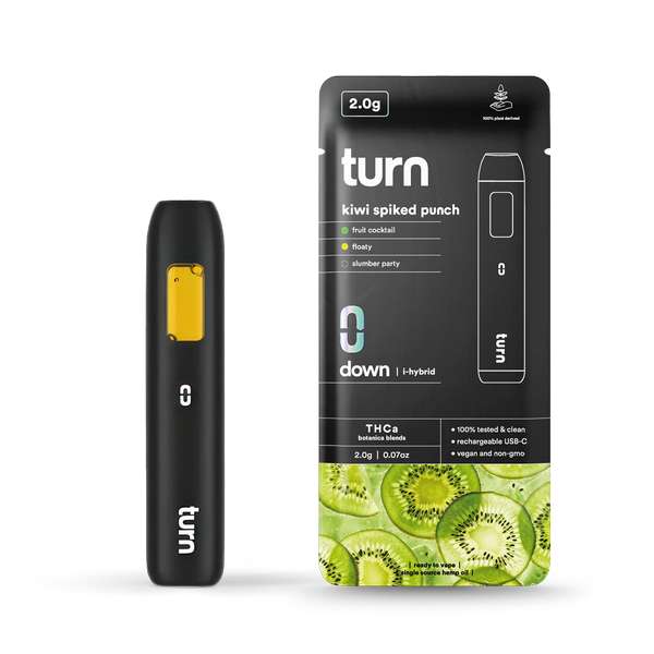 Turn Hemp THCa blend Disposable Vape Pen 2g (Indica) Nightime