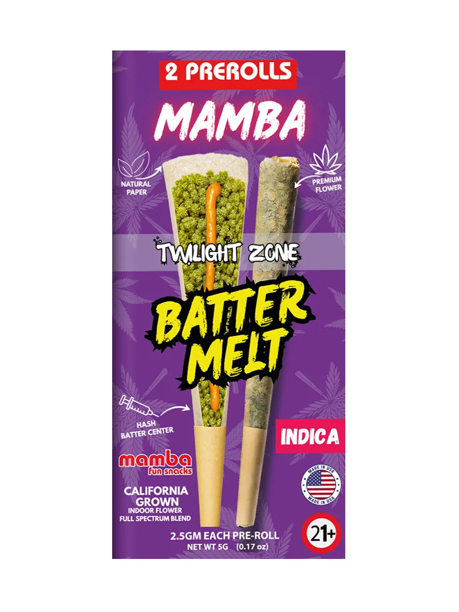 Twilight Zone Mamba Batter Melt Full Spectrum Blend Pre-Roll 2ct 2.5G